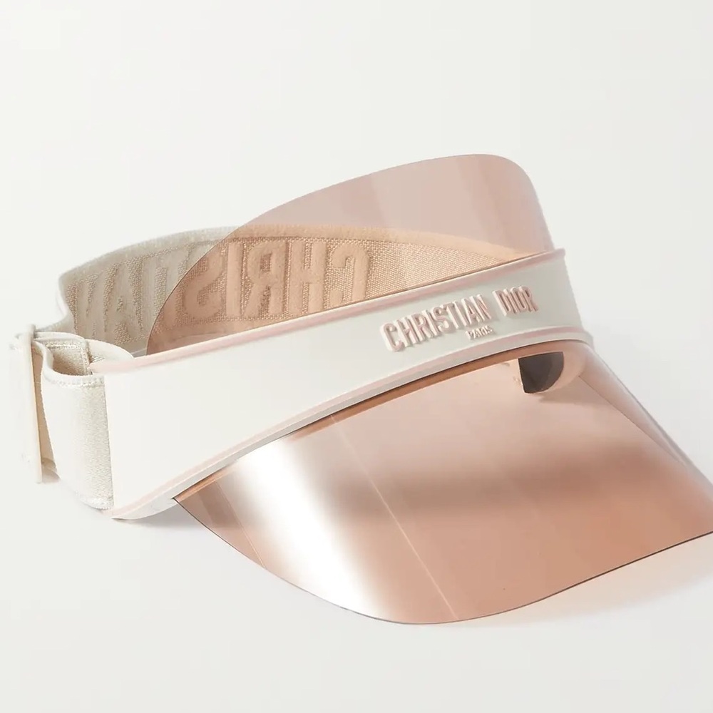 ❤️❤️ DiorClub V1U Perspex and cotton-blend jacquard visor❤️❤️